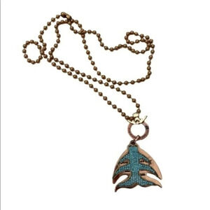 Rose Gold & Crystal Pisces Charm Ball Chain Necklace